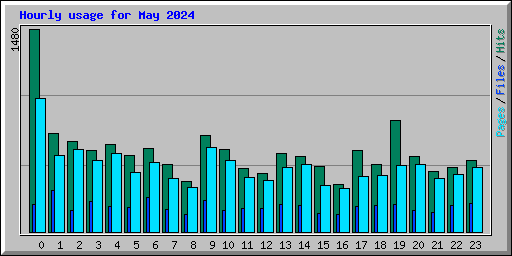 Hourly usage for May 2024